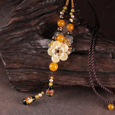 Accesorios colgantes de moda sencillos, collar de estilo étnico, decoraciones de otoño e invierno.